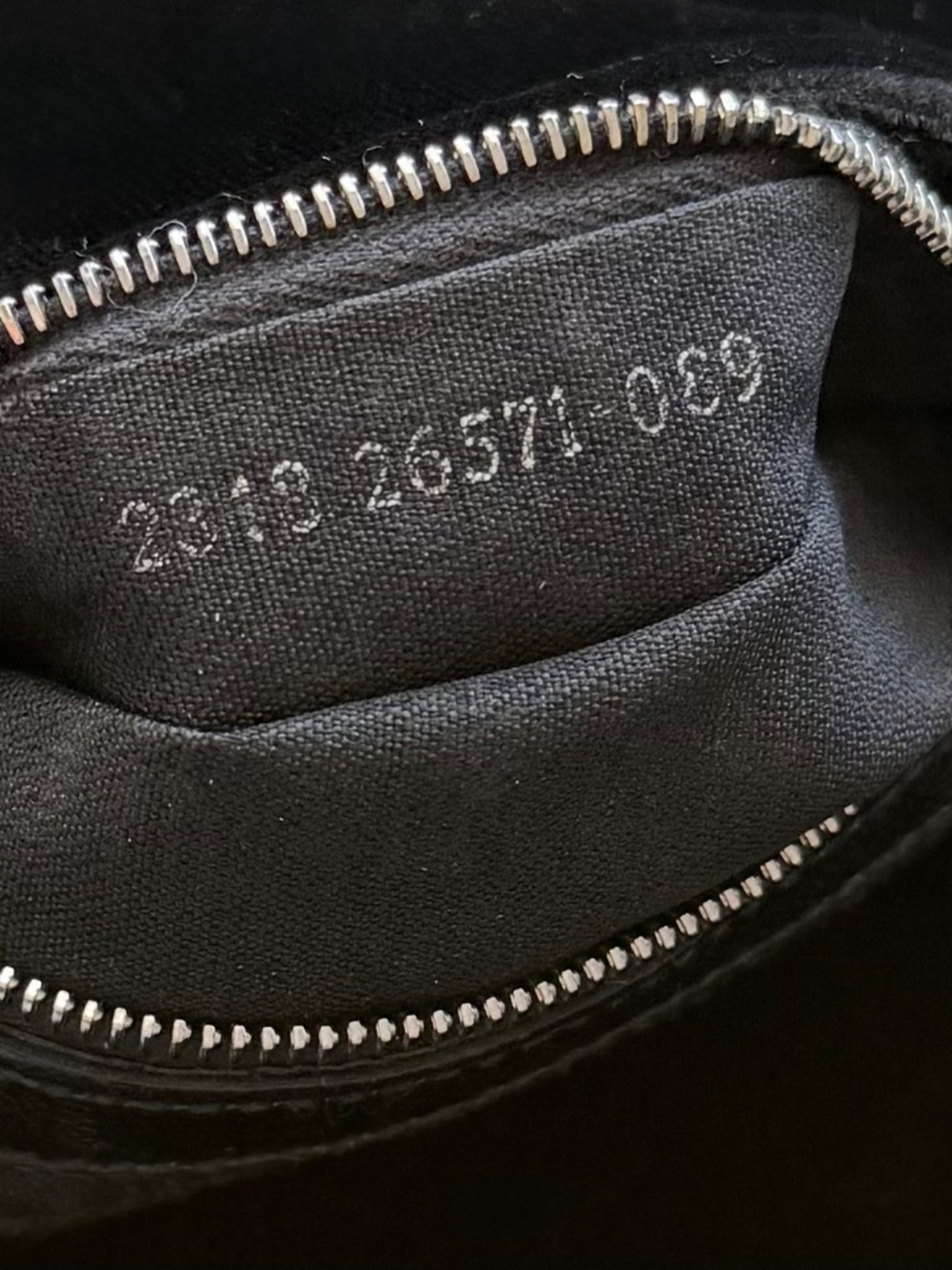 Fendi Black Mini Velvet Baguette Shoulder Bag - Picture 7 of 7